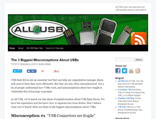 Tablet Screenshot of blog.allusb.com